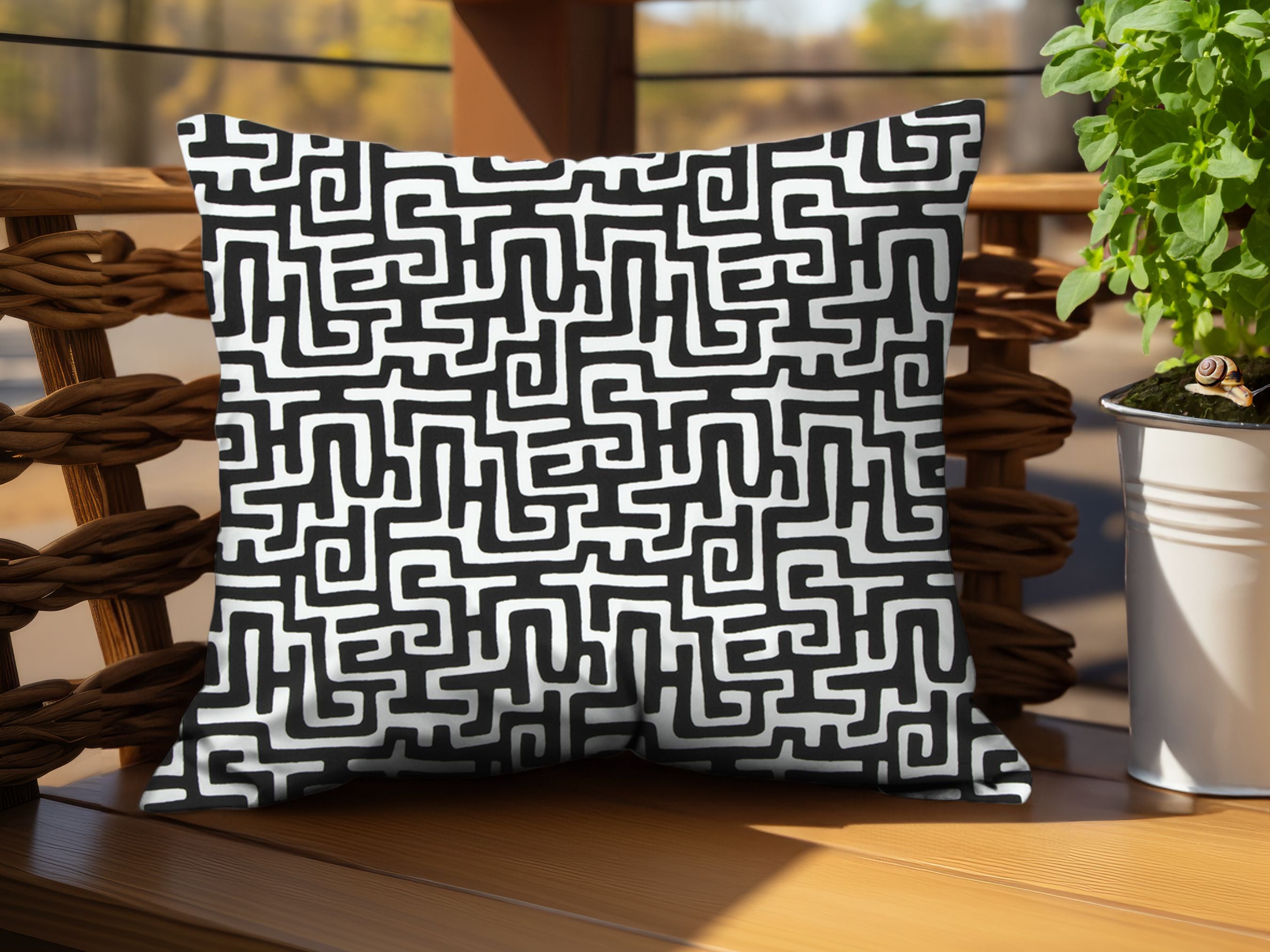 Geometric Pillow Cover - Lumbar | 18" | 20"