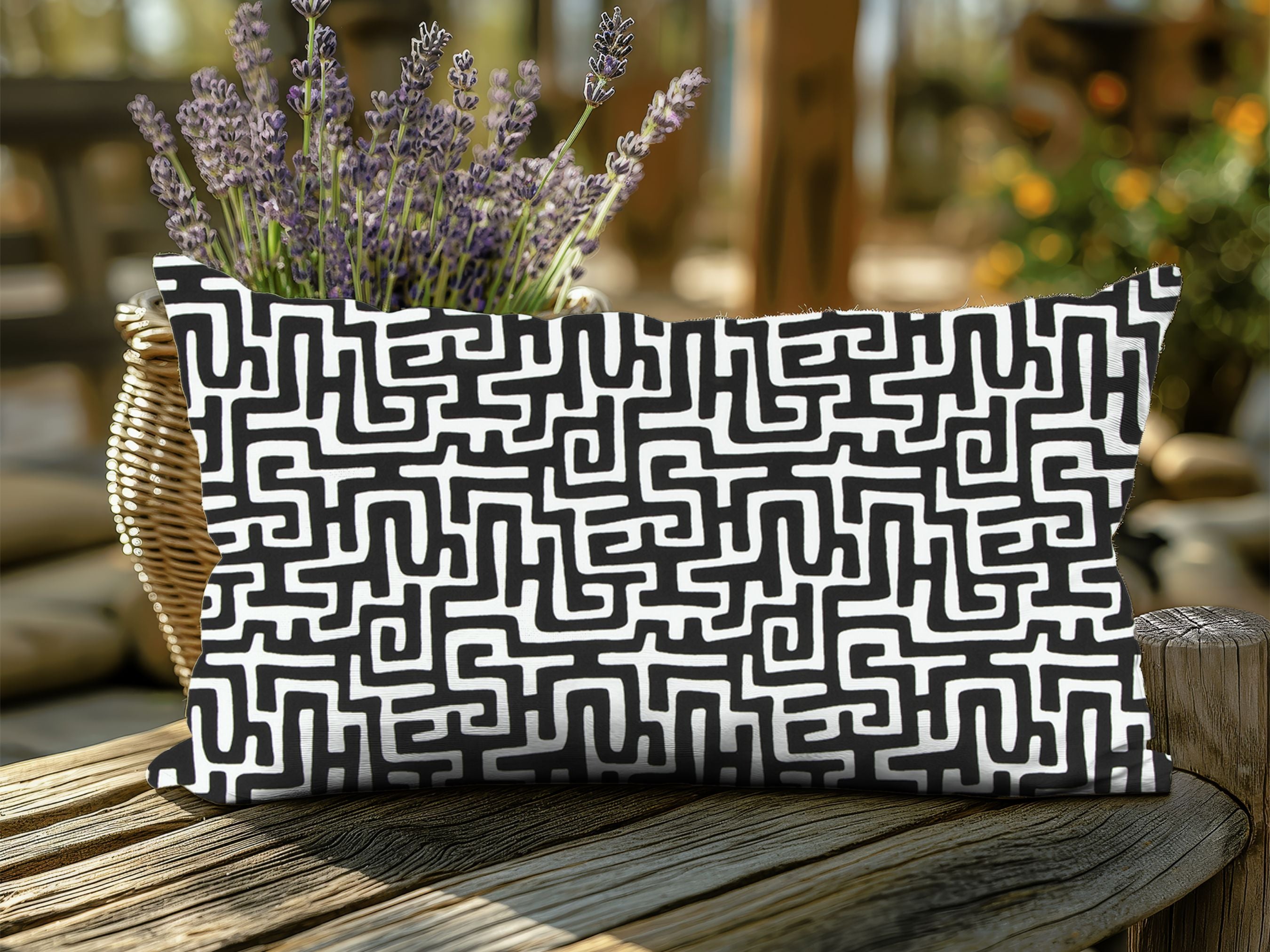Geometric Pillow Cover - Lumbar | 18" | 20"