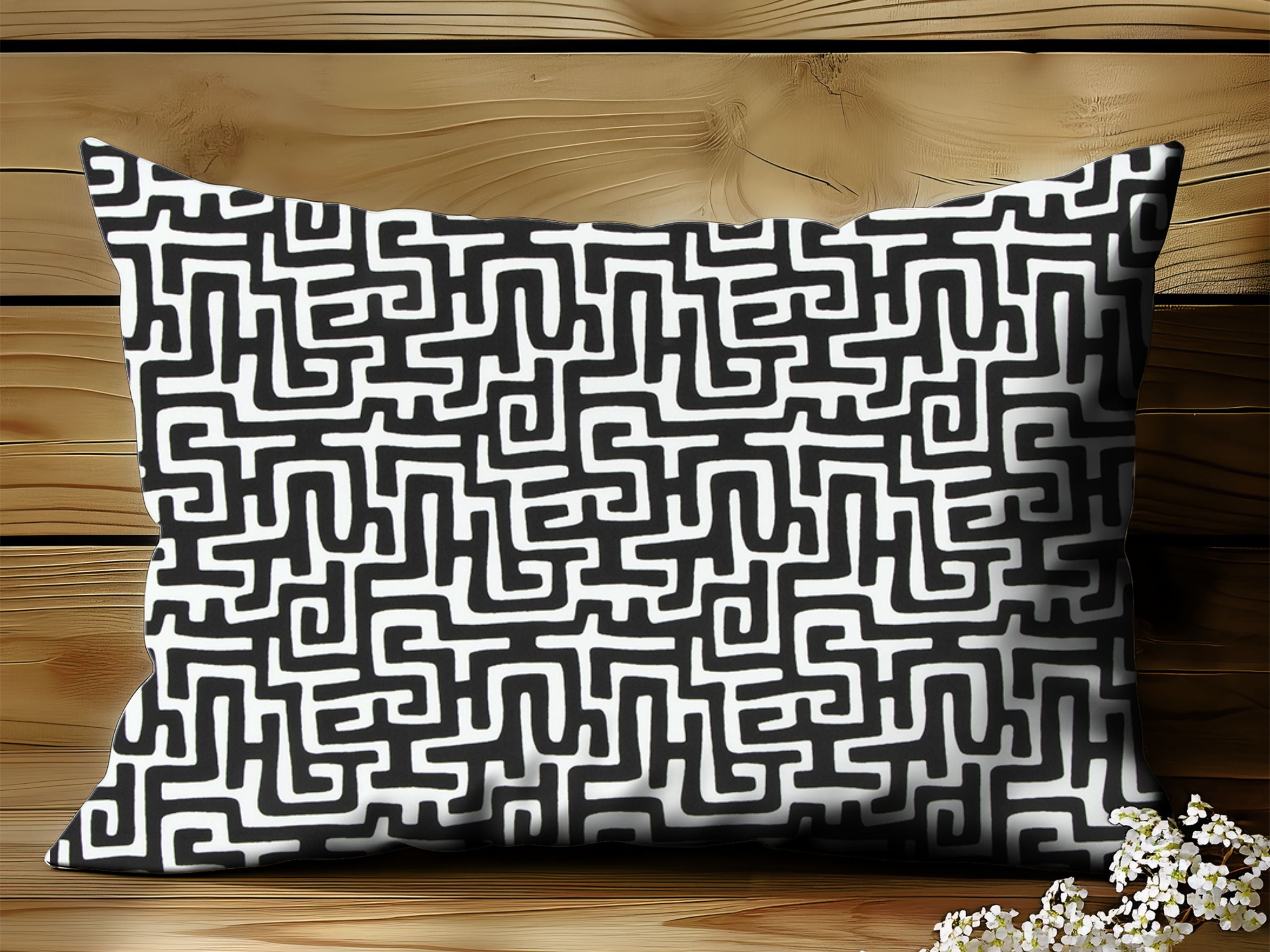 Geometric Pillow Cover - Lumbar | 18" | 20"