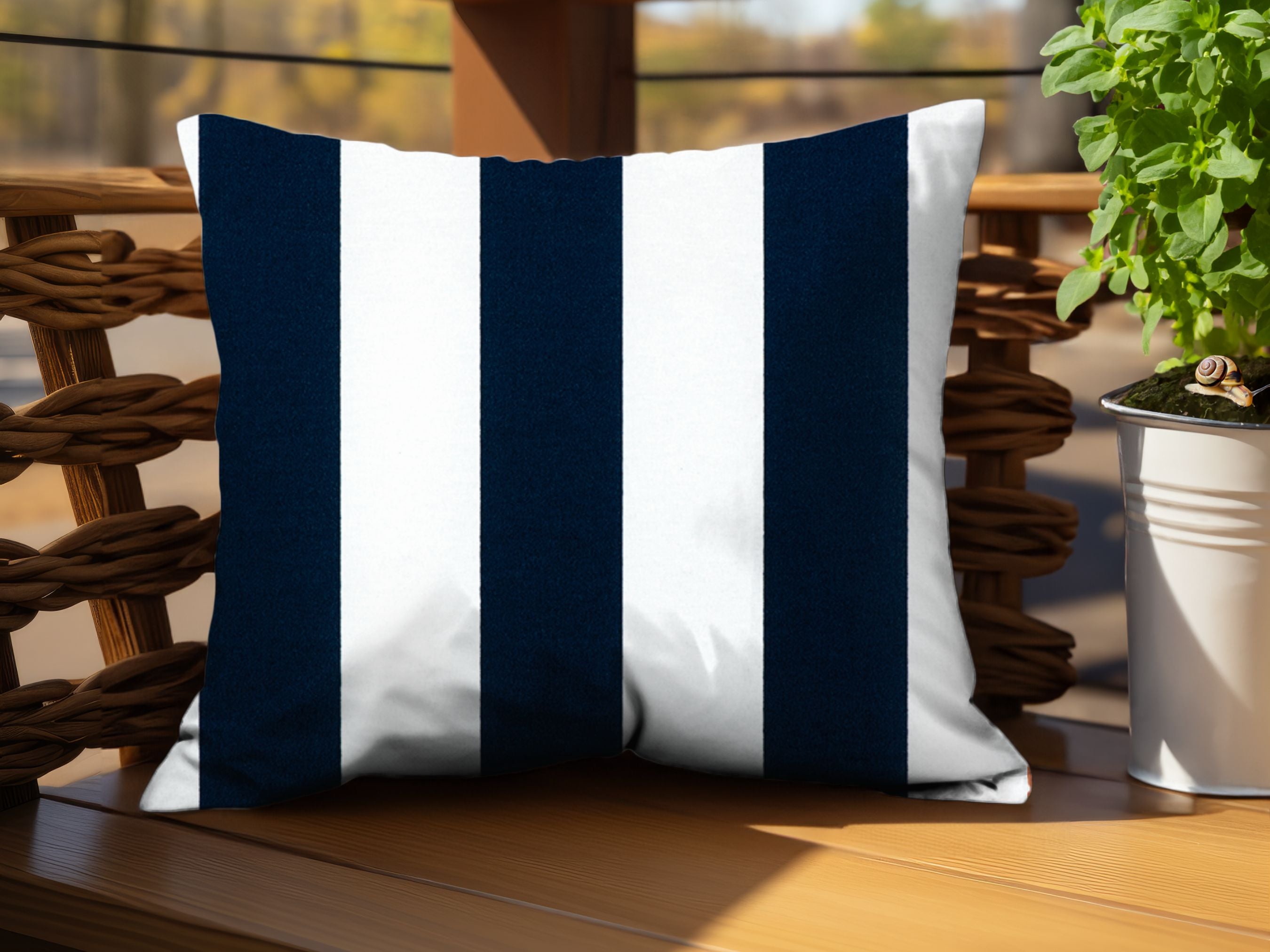 Striped Pillow Cover - Lumbar | 18" | 20"