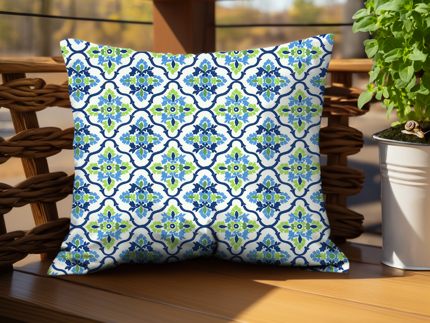 Plumbago Pillow Cover - Lumbar | 18" | 20"