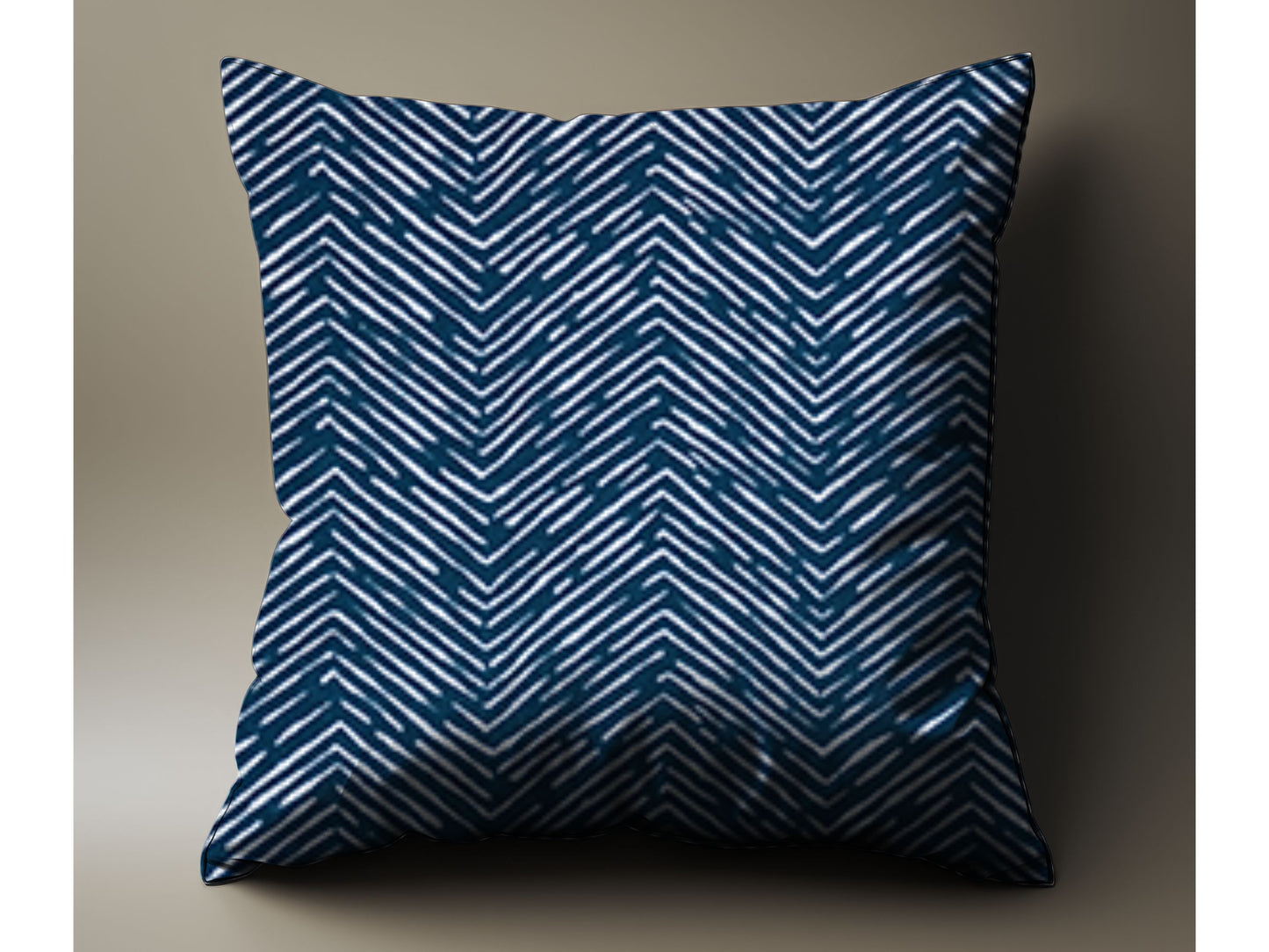 Navy Wave Pillow Cover - Lumbar | 18" | 20"