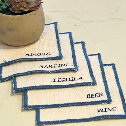 Personalized Cocktail Coasters (4 Pack)