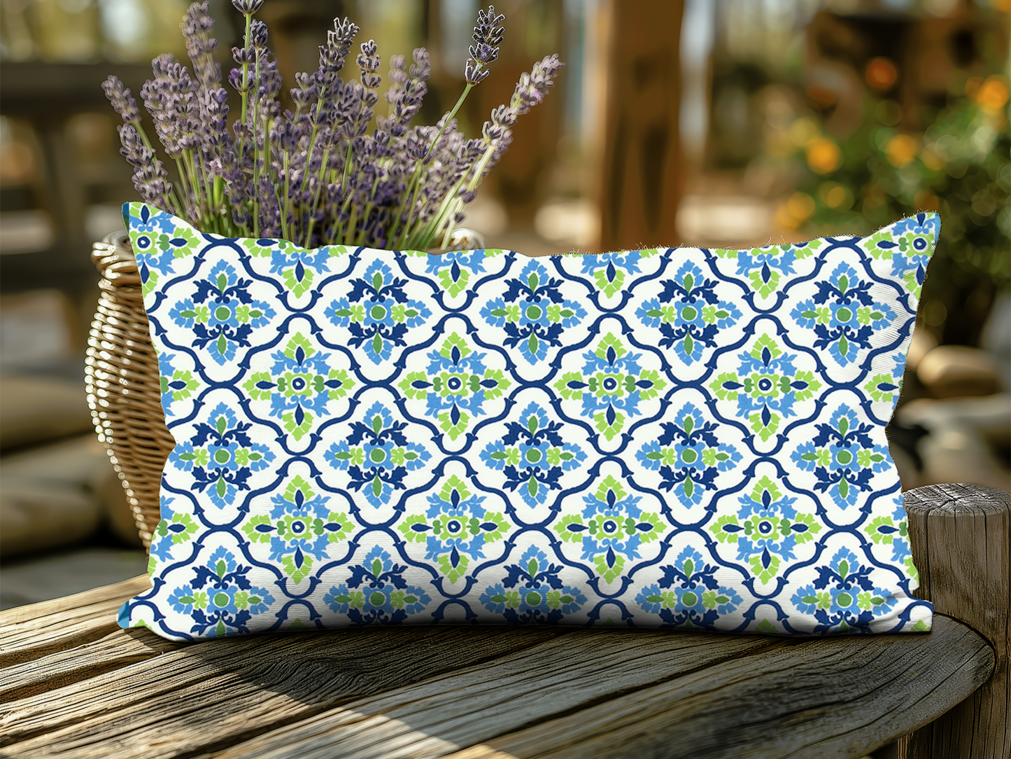 Plumbago Pillow Cover - Lumbar | 18" | 20"