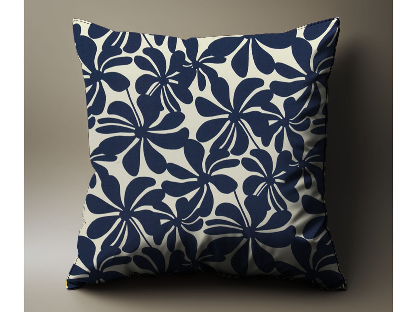 Blue Twirl Pillow Cover - Lumbar | 18" | 20"